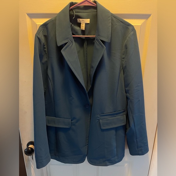 Halston Heritage Jackets & Blazers - Women's Blue Blazer / Halston large